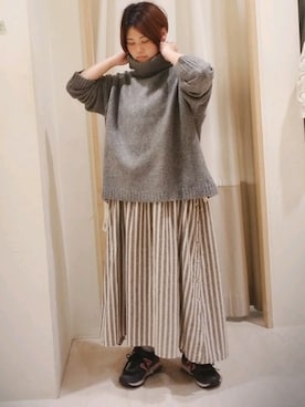 「ベリーショート」｜こばみさん（レディース・148cm）の秋コーディネート