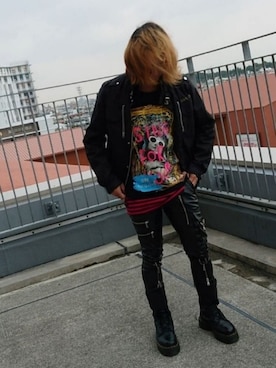 「Dickies（ディッキーズ）のアイテム（ブルゾン）」を使った、たーかさん（メンズ・164cm）の冬コーディネート
