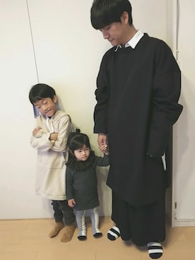 「アイテム（ワンピース/ドレス）」を使った、はるの風 さん（キッズ・110cm）の冬コーディネート