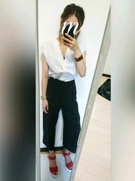 「アンクル」｜amoさん（レディース・160cm）の夏コーディネート