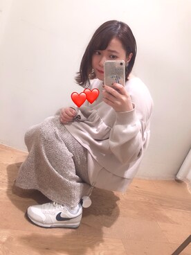 natchさん（レディース・152cm）の冬コーディネート