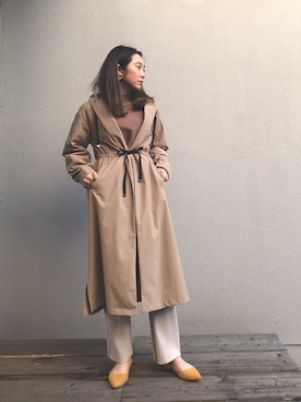 「アイテム（その他アウター）」を使った、つるさん（レディース・160cm・20代）の冬コーディネート