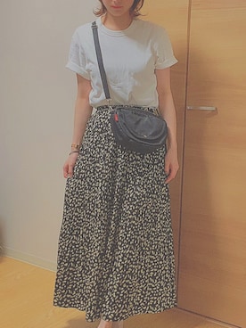 「SPRUCE（スプルース）のアイテム」を使った、riio.さん（レディース・163cm）の夏コーディネート