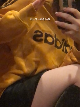 「used mix」｜「アイテム（スウェット）」を使った、anzuさん（レディース・160cm）の秋コーディネート