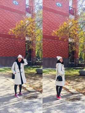 「Lyn Aroundのアイテム」を使った、pinkpinkgirlさん（レディース・161cm）の秋コーディネート