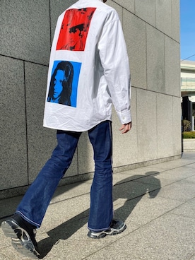 僕ノ墓さん(メンズ・186cm)の冬コーディネート