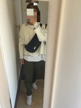 「アイテム（ボディバッグ/ウエストポーチ）」を使った、ryucana14さん（レディース・163cm）の春コーディネート