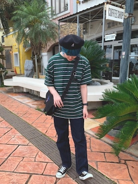「沖縄」｜「アイテム（腕時計）」を使った、𝘴𝘢𝘦 /𝘴𝘢𝘳𝘪さん（レディース・165cm）の夏コーディネート