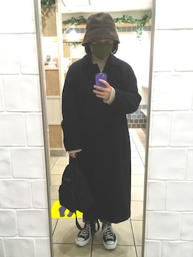 「JOURNAL STANDARD relume（ジャーナルスタンダード　レリューム）のアイテム（ステンカラーコート）」を使った、ringさん（レディース・150cm）の冬コーディネート