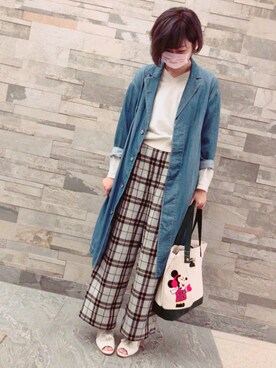 Mio®︎さん（レディース・170cm）の春コーディネート