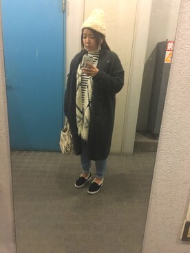 「STYLE DELI（スタイルデリ）のアイテム（ジャケット/アウター）」を使った、ponさん（レディース・154cm）の春コーディネート