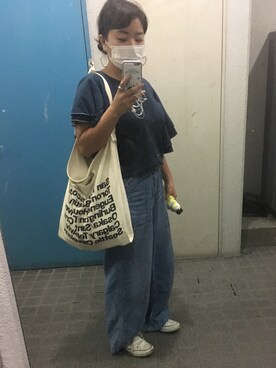 「STYLE DELI（スタイルデリ）のアイテム（スウェット）」を使った、ponさん（レディース・154cm）の秋コーディネート