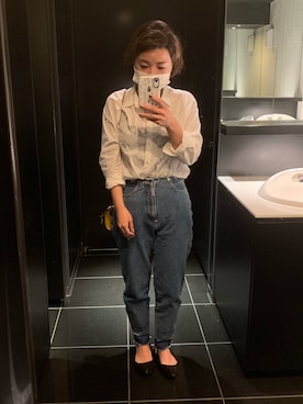 「WALANCE（ワランス）のアイテム」を使った、ponさん（レディース・154cm）の春コーディネート