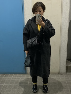 「marjour（マージュール）のアイテム（リング）」を使った、ponさん（レディース・154cm）の冬コーディネート