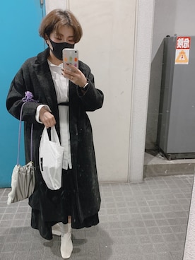 ponさん（レディース・154cm）の冬コーディネート