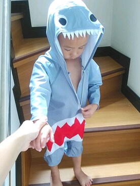 「プール」｜chimamaさん（キッズ・90cm）の夏コーディネート