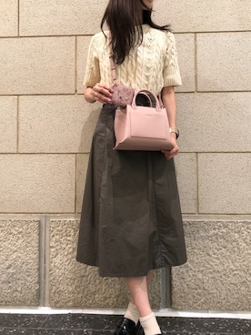 「Samantha Thavasa Petit Choice（サマンサタバサ　プチチョイス）のアイテム（バッグ）」を使った、mizuki☺︎さん（レディース・175cm）の秋コーディネート