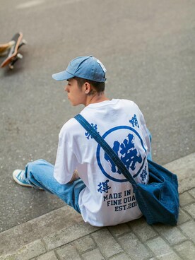 「工装」｜bluebirdさん（メンズ・182cm）の春コーディネート