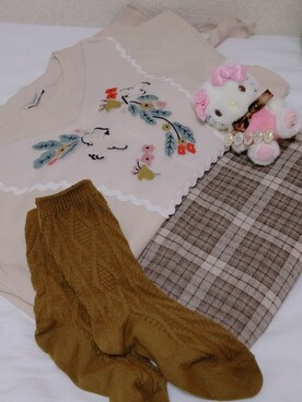 「ASICS WALKING（アシックスウォーキング）のアイテム」を使った、mahometさん（レディース・149cm）の秋コーディネート