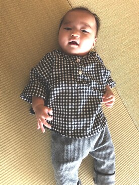 「60cm」｜ゆづはるさん（キッズ・60cm）の秋コーディネート