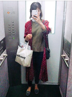 「SEVENDAYS=SUNDAY（セブンデイズサンデイ）のアイテム（その他アウター）」を使った、tomoさん（レディース・165cm）の秋コーディネート