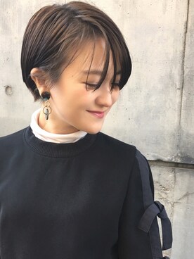 「大ぶりピアス」｜「アイテム（アクセサリー）」を使った、Goldy_PRESSさん（レディース・159cm）の冬コーディネート