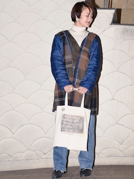 「BEYOND（ビヨンド）のアイテム」を使った、Goldy_PRESSさん（レディース・157cm）の冬コーディネート