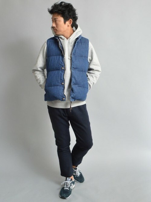 Yasuhiro Rooptokyo Remi Reliefのダウンベストを使ったコーディネート Wear