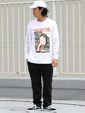 Samurai Core サムライコア Punk侍ls Tee ロンtを使った人気ファッションコーディネート Wear