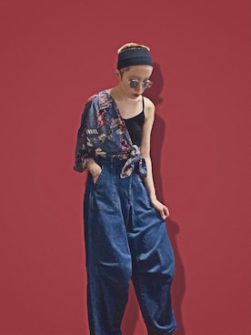 「fifth（フィフス）のアイテム（キャミソール）」を使った、理翔 / rishangさん（レディース・154cm）の秋コーディネート