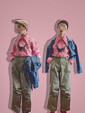 「EdgeCity（エッジシティ）のアイテム」を使った、理翔 / rishangさん（レディース・154cm）の冬コーディネート