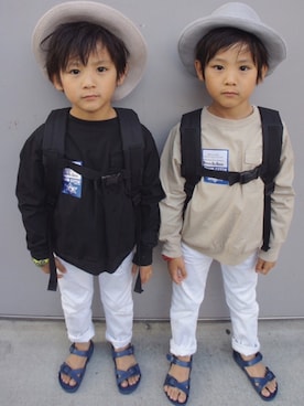 「gooutwith」｜moss315さん（キッズ・110cm）の夏コーディネート