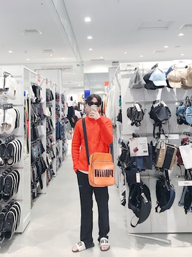 「NET（ネット）のアイテム（スラックス）」を使った、BirKin .Cさん（メンズ・174cm）の冬コーディネート