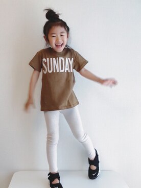 「Rora（ローラ）のアイテム（パンツ）」を使った、☆のん☆さん（キッズ・100cm）の春コーディネート