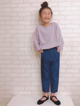 「カンフーシューズ」｜☆のん☆さん（キッズ・122cm）の春コーディネート