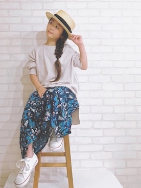 「おんなのこコーデ」｜「アイテム（その他）」を使った、☆のん☆さん（キッズ・122cm）の春コーディネート
