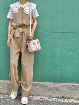 「Dignite collier（ディニテコリエ）のアイテム」を使った、ミドリ🐎🐎🐎さん（レディース・160cm）の春コーディネート