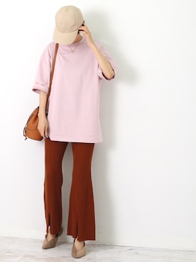 「mame」｜「アイテム（帽子）」を使った、ミドリ🐎🐎🐎さん（レディース・160cm）の夏コーディネート