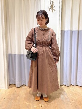 ワンピースを使った 秋物コーデ の人気ファッションコーディネート Wear