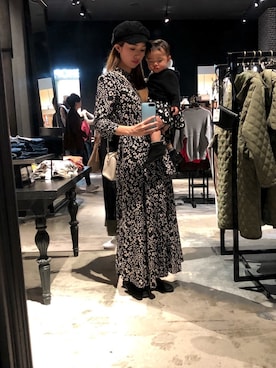 「DHOLIC（ディーホリック）のアイテム（キャスケット）」を使った、もえさん（レディース・170cm）の冬コーディネート