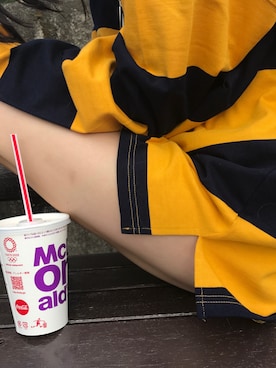 「Faith（-）のアイテム（Tシャツ/カットソー）」を使った、 🍥あ や か 🍥さん（レディース・158cm）の春コーディネート