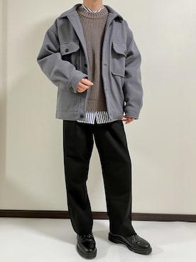 noriさん（メンズ・167cm）の冬コーディネート