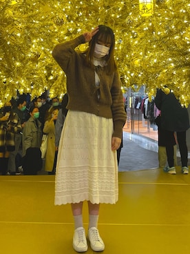 「COMMON PROJECTS（コモンプロジェクト）のアイテム」を使った、kxxsssさん（レディース・160cm）の春コーディネート