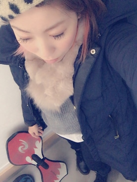 「fredy（フレディ）のアイテム」を使った、yukinobdさん（レディース・154cm）の冬コーディネート