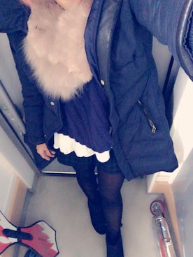 「fredy（フレディ）のアイテム」を使った、yukinobdさん（レディース・154cm）の冬コーディネート