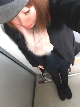 「fredy（フレディ）のアイテム」を使った、yukinobdさん（レディース・154cm）の冬コーディネート