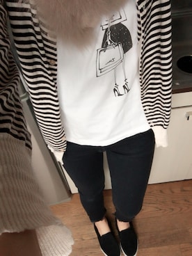 「fredy（フレディ）のアイテム」を使った、yukinobdさん（レディース・154cm）の冬コーディネート