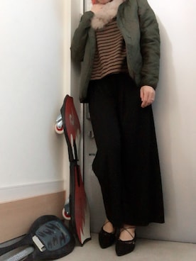 「fredy（フレディ）のアイテム」を使った、yukinobdさん（レディース・154cm）の冬コーディネート