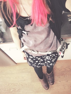 「FRAY（フライ）のアイテム」を使った、yukinobdさん（レディース・154cm）の春コーディネート