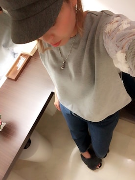 「シースルー」｜「アイテム（キャスケット）」を使った、yukinobdさん（レディース・154cm）の秋コーディネート